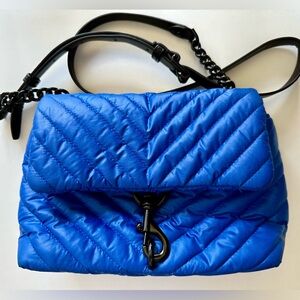 Rebecca Minkoff Edie Crossbody Handbag Nylon Cyan - Excellent condition!